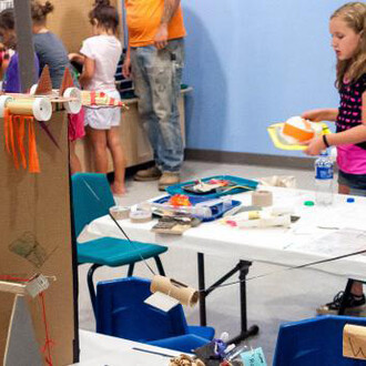 Maker Studio. Courtesy of Portland Children's Museum