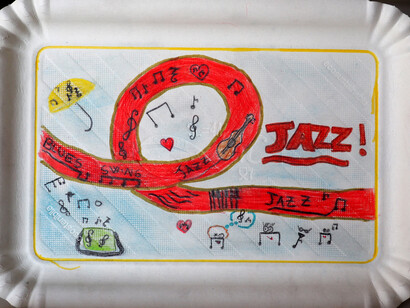 Opera di un alunno partecipante al progetto. Foto di Vittorio Nava