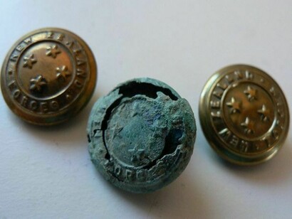 The buttons are almost as old as Humanity