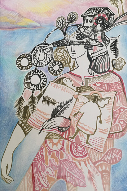 I’m a doer, not a waiter, illustration by Lesya Bilenko