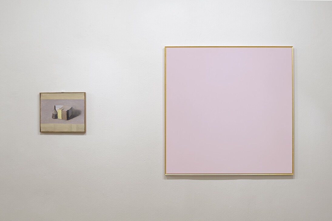 Morandi e Spalletti, Un dialogo di luce. Courtesy Galleria d'Arte Maggiore G.A.M., Bologna