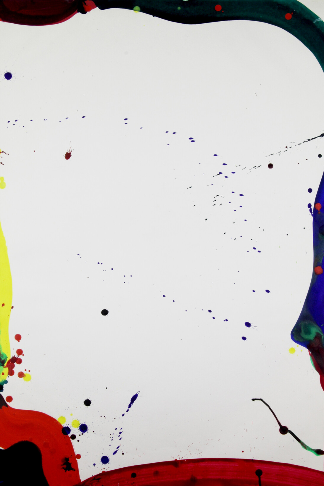 Sam Francis, is To Mako, 1965, Acrylic on paper, 104.1 x 74.9 cm (41 x 29 1/2 in)
