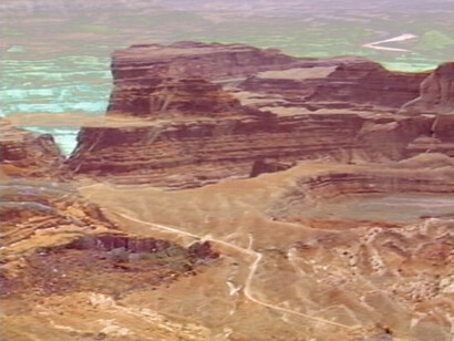 Steina, Geomania, 1986 (still). Courtesy of the MIT List Visual Arts Center 