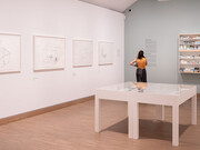 Damien Hirst, Drawings, exhibition view. Courtesy of Albertina Museum