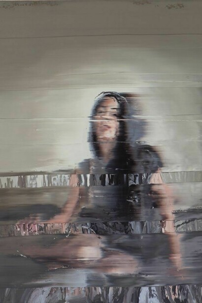 Andy Denzler, Here and Now, Oil on Canvas, 55.1 x 47.2 inches, 1040 x 120 cm
