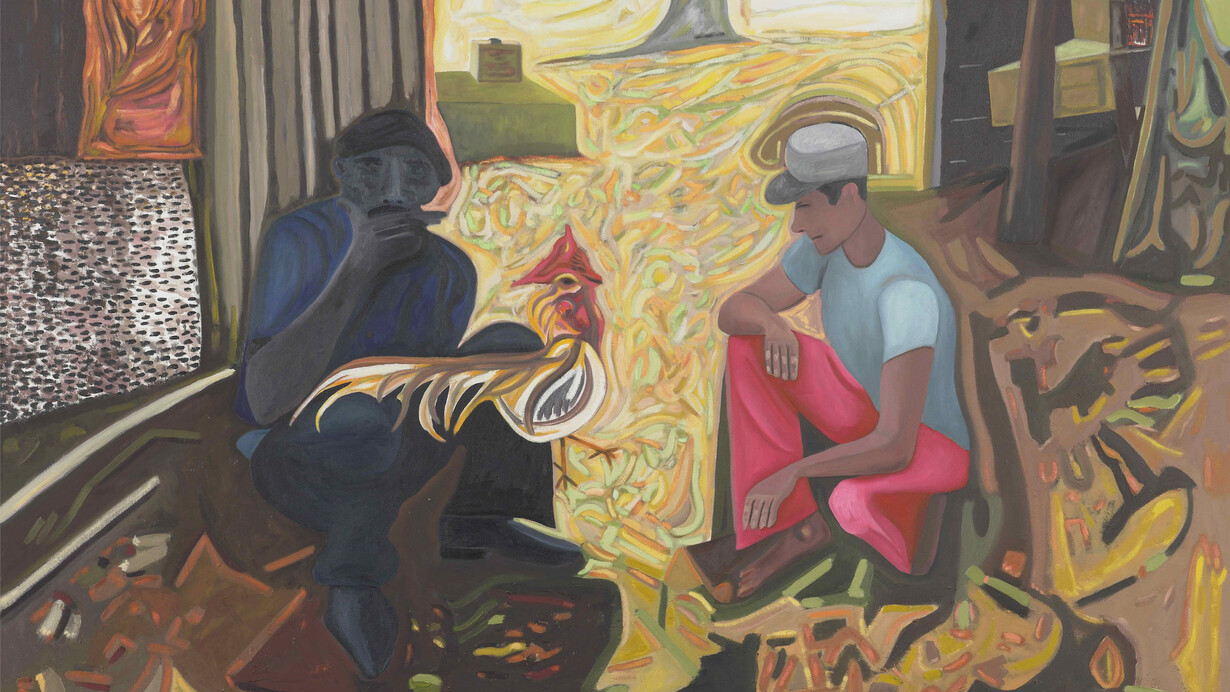 Rafael Ferrer, Apuesta? 1997. Courtesy of the Colby College Museum of Art