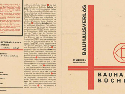 László Moholy-Nagy and New Typography. Courtesy of Kunstbibliothek