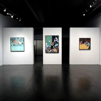Malcolm T. Liepke, Recent paintings, exhibition view. Courtesy of Arcadia Contemporary