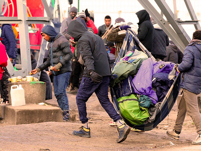 La Jungle à Calais © Dursun Aydemir /Anadolu Agency