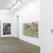 Hermann Nitsch and Julian Schnabel. Courtesy of Galerie Elisabeth & Klaus Thoman