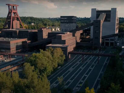 Zollverein Coal Mine Industrial Complex in Essen, Germany: A UNESCO World Heritage Site renowned for its innovative adaptive reuse, blending historical industrial elements with modern design to create a dynamic cultural and educational center