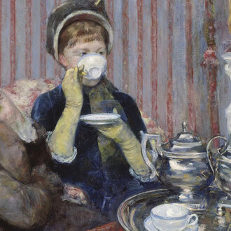 Mary Cassatt, Le thé
(détail), vers 1880. Avec l'aimable autorisation du musée d’Orsay