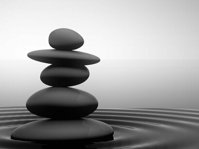Piedras sobre el agua