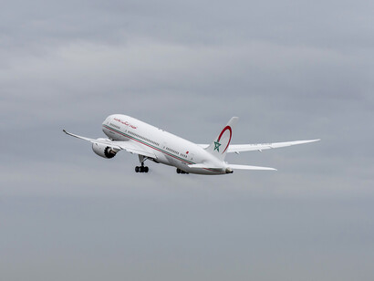 A plane of Royal Air Maroc