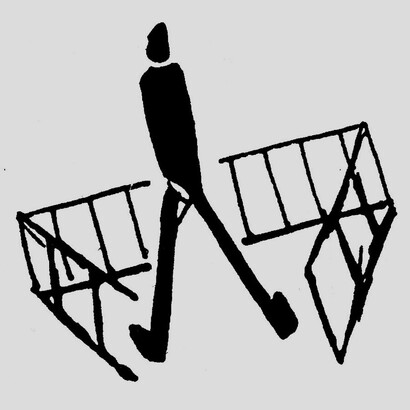 Franz Kafka, Hombre entre rejas, 1924. La narrativa de Kafka refleja una constante lucha entre el individuo y un entorno social que lo rechaza y deshumaniza