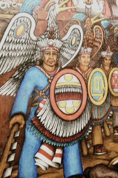 Murales en el Palacio de Gobierno de Tlaxcala, México