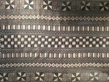 Fiji tapa cloth, 19th century, Nieman Marcus collection