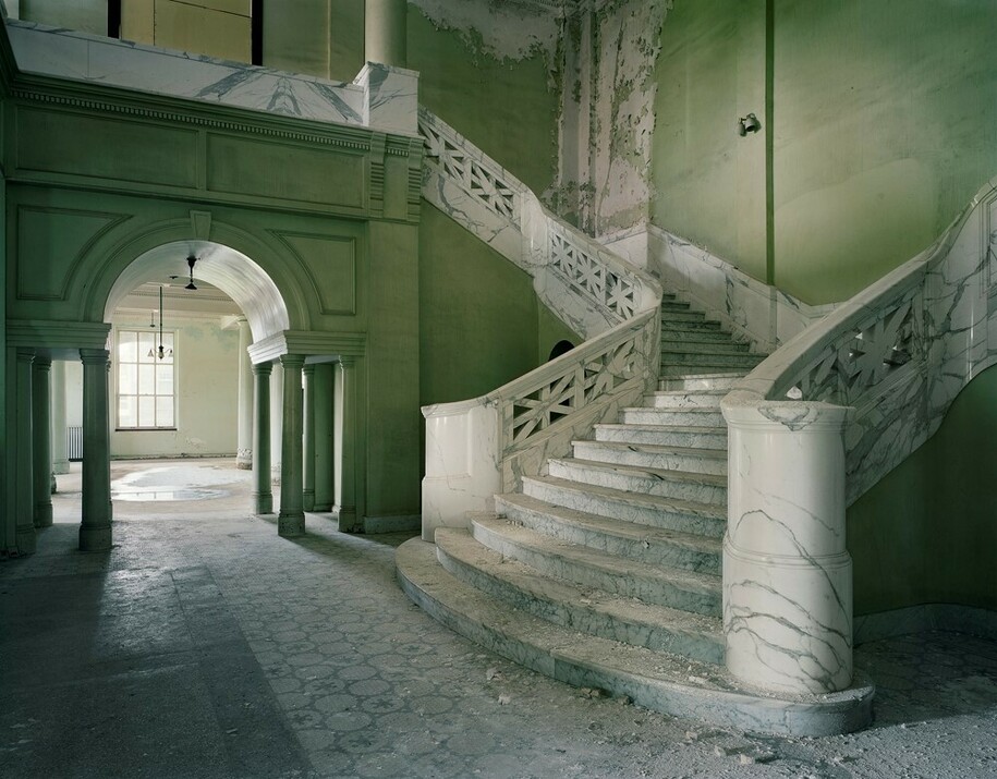 Marble Staircase, Yankton State Hospital Yankton, South Dakota, 2008