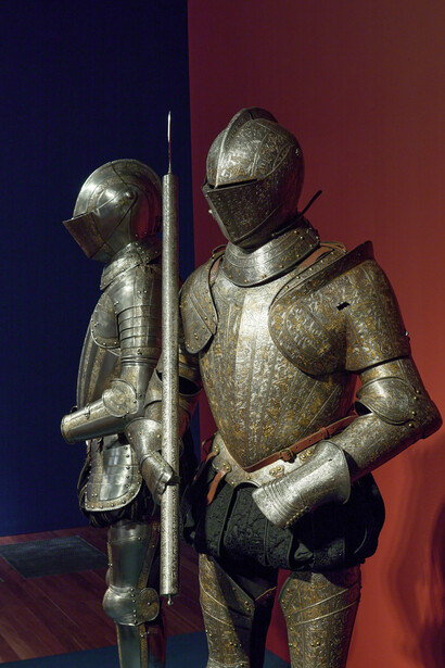 Various artists, Art and war in the Renaissance the battle of Pavia tapestries, exhibition view. Courtesy of Fine Arts Museums