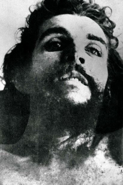 Il viso del Che morto