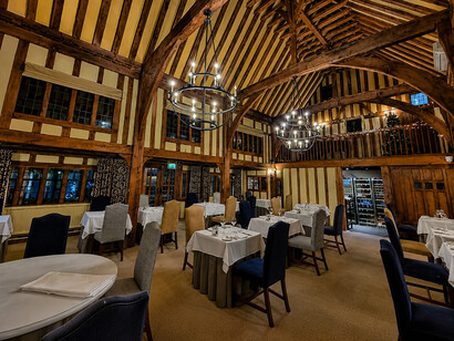 The Swan at Lavenham Hotel & Spa, one of England's finest medieval inns, in Lavenham, Suffolk