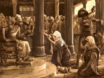 «El juicio de Salomón», James Tissot 