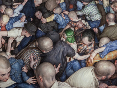 Mosh Pit Paintings 2010 – 2018. Courtesy of StolenSpace Gallery