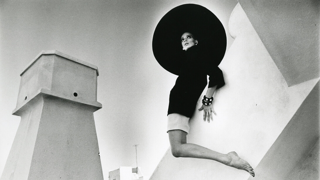 Gösta Peterson, Harper's Bazaar (Portugal), 1966, gelatin silver print, printed 2005, paper 11x14 inches, signed & titled in pencil on verso. Copyright Estate of Gösta Peterson, Courtesy Deborah Bell Photographs, New York