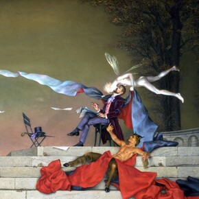 Paul Cadmus, Le Ruban Dénoué hommage à Reynaldo Hahn, 1963. Courtesy of the Columbus Museum of Art