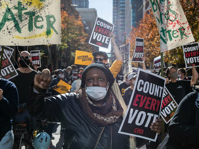 There is only the energy of a people united to celebrate what is best about America, its diversity