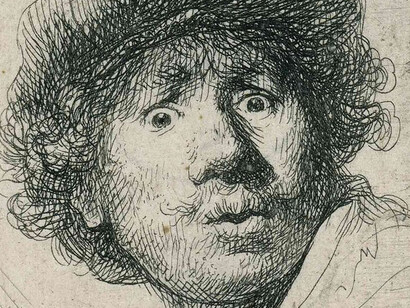 Rembrandt & Menzel. Courtesy of Gemäldegalerie