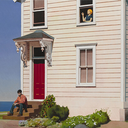 Joan Longas, Words unspoken, oil on canvas, 65x81cm, 2018