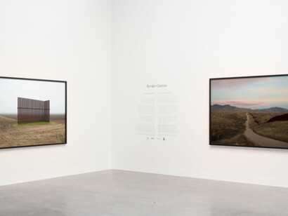 Richard Misrach and Guillermo Galindo, Exhibition view. Courtesy of Pace Gallery