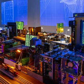 Akwasi Bediako Afrane, D²NA - TC24. Visions of the past, exhibition view. Courtesy of Mattress Factory