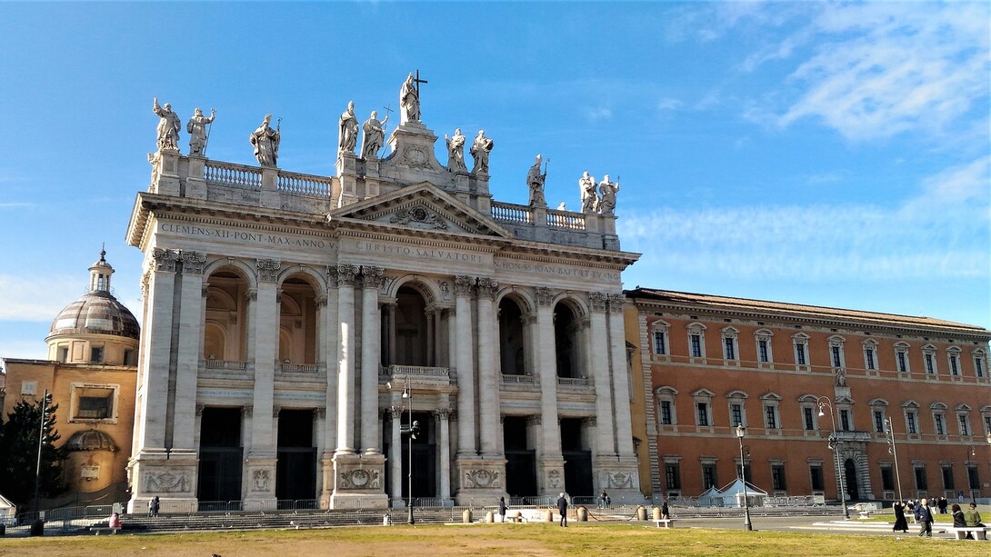 Roma, Basilica di San Giovanni in Laterano, Facciata principale, ph. Anastasia Maria Luciani