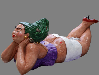 Ave del paraíso (2011), hormigón armado vaciado en hueco