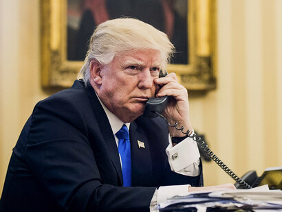 President Donald Trump at the Oval office