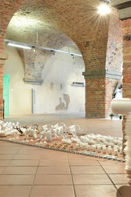 Time, Penzo+Fiore, 2018, installation. Courtesy galleria massimodeluca, Combat Prize 2019