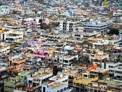 Urbanizzazione in una città cinese