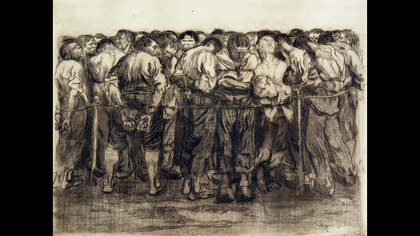 Kathe Kollwitz, The Prisoners, 1908, Estate of the artist