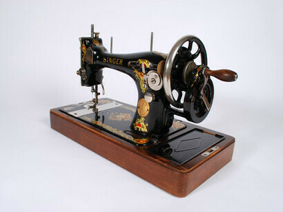 Isaac Singer started making his sewing machine in 1850
