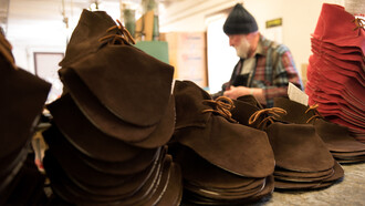 Fertige Oberleder zur IDEAL-Verarbeitung