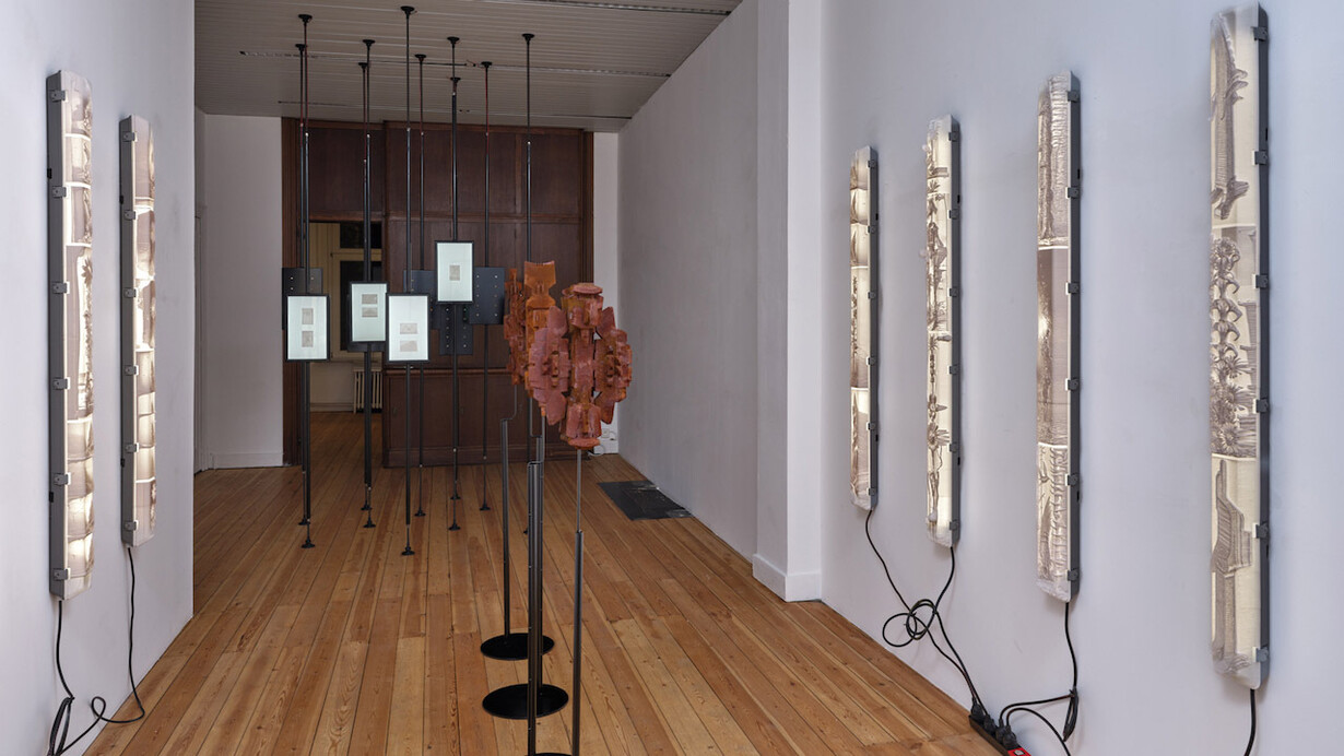 Pierre Gaignard, latent_breath_(), exhibition view. Courtesy of Galerie Eric Mouchet