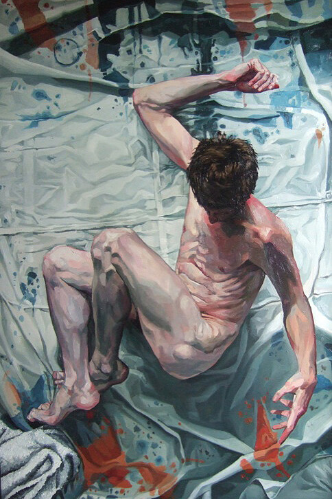 Kieran Crowley, Falling Down, 137 x 94 cm