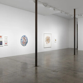 Shahzia Sikander, High seas; closed skies, exhibition view. Courtesy of Victoria Miro Gallery