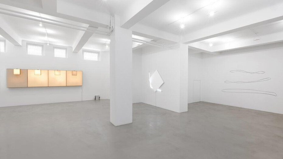 François Morellet and Gianni Colombo, exhibition view. Courtesy of A arte Invernizzi
