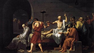 «La muerte de Sócrates» (1787), Jacques-Louis David in 1787