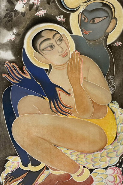 Shine Shivan, Ter kadamb, 2023. Courtesy of Sakshi Gallery