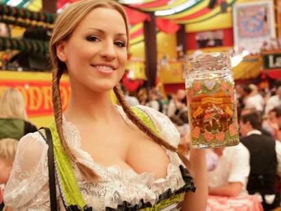 An Oktoberfest girl