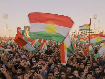 Manifestación en apoyo al referéndum de independencia del Kurdistán iraquí de 2017